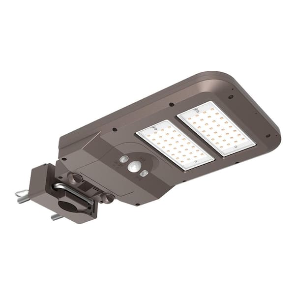 HALO 125-Watt Equivalent 1500-Lumens Solar Powered Outdoor Integrated LED Flood Light with Integrated Motion and D2D Sensor