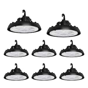 12.8 in. Integrated UFO LED High Bay Light Fixture Garage Light, 4000/5000K, 33600Lumens 0-10V Dimming(8-Pack)