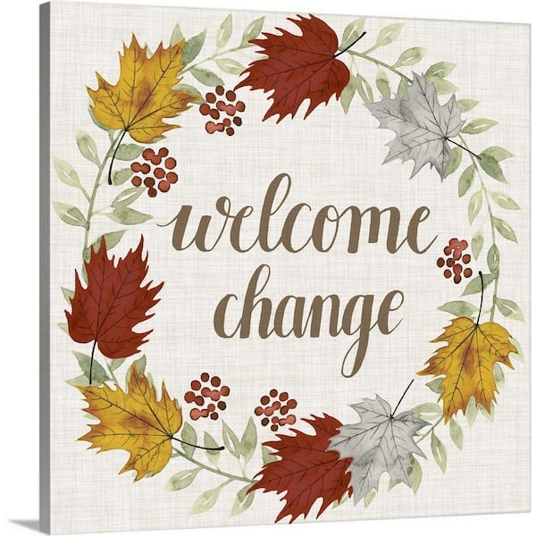 GreatBigCanvas 16 in. x 16 in. Contemporary Autumn Collection G by World Art Group Canvas Wall Art