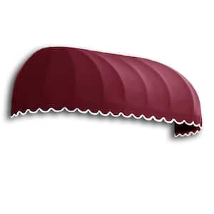10.38 ft. Wide Chicago Window/Entry Fixed Awning (31 in. H x 24 in. D) in Burgundy