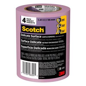 Scotch 1.41 in. x 60 yds. Delicate Surface Painter's Tape with Edge-Lock (4-Pack) (Case of 4)