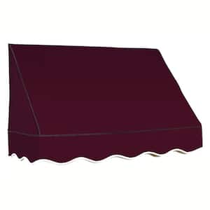 6.38 ft. Wide San Francisco Window/Entry Fixed Awning (16 in. H x 30 in. D) Burgundy