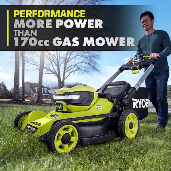 RYOBI 40V HP Brushless 21 in. Cordless Battery Walk Behind Multi
