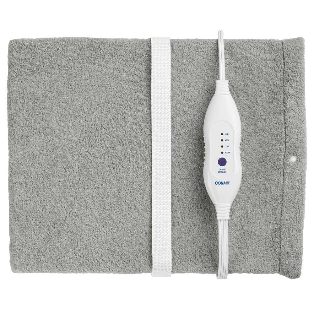 Conair Conair Comfort 12 in. x 15 in. Deluxe Standard Heat Pad 4 Heat Sett HP42 The Home Depot