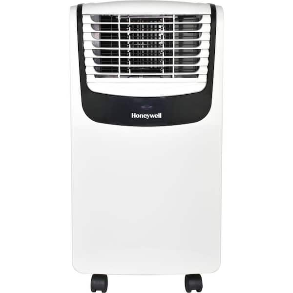 Honeywell 8,000 BTU (4,000 BTU, DOE) 115-Volt Portable Air Conditioner with Dehumidifier and Remote Control in White and Black