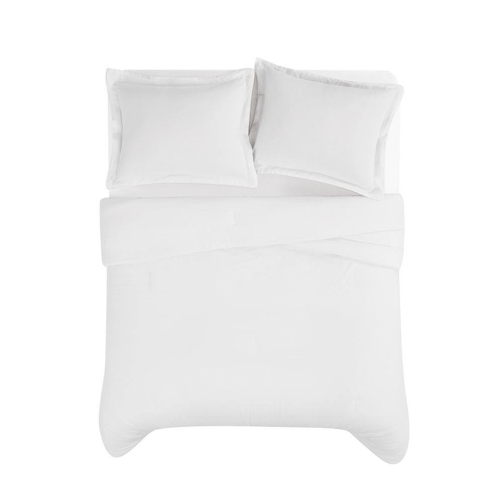 King White Organic Down Alternative Bedspread Set