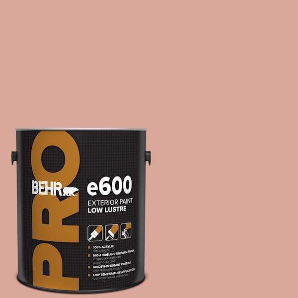 BEHR PRO 1 gal. #PMD-70 Cottage Rose Low Luster Exterior Paint