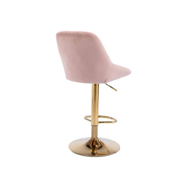 pink swivel bar stools