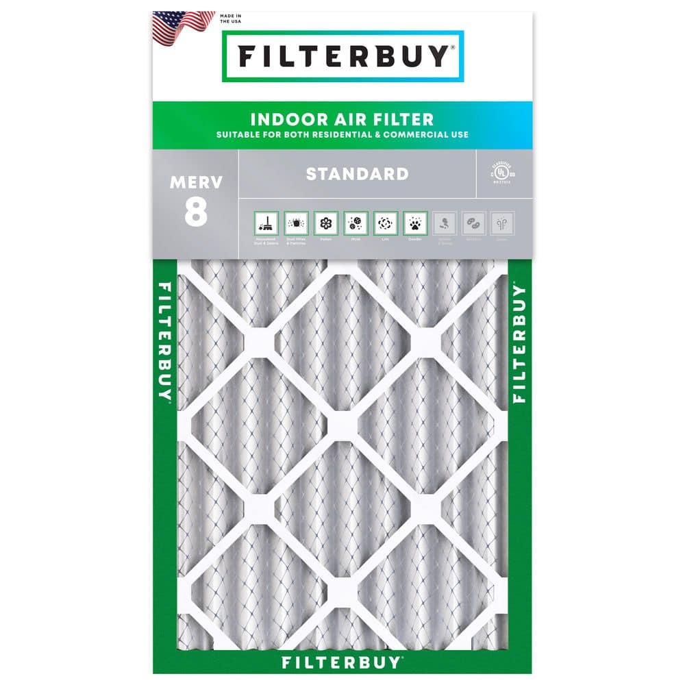 12.5 in. x 21 in. x 4 in. MERV 8 (FPR 5) Dust Defense Pleated HVAC AC Furnace Air Filters Replacement (1-Pack) price history on PriceWatchPro