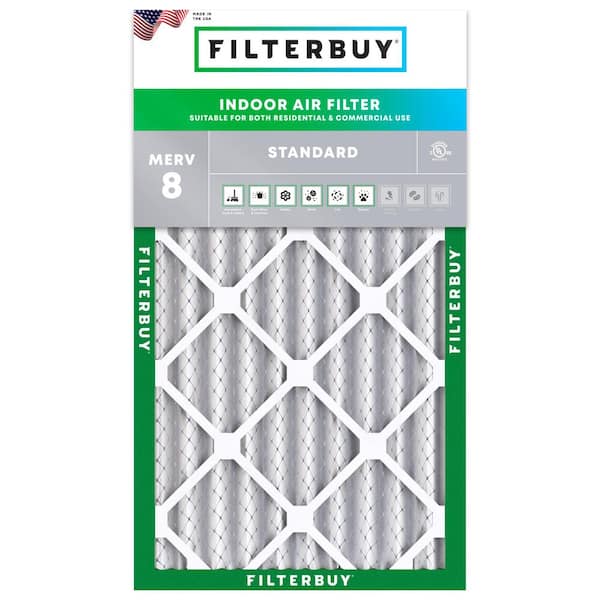 15 in. x 25 in. x 4 in. MERV 8 (FPR 5) Dust Defense Pleated HVAC AC Furnace Air Filters Replacement (1-Pack)
