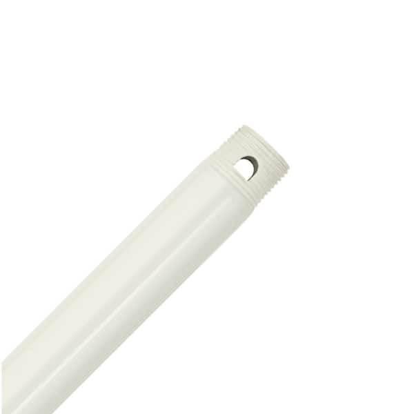 Hunter 48 in. Fresh White Extension Rod for 13 ft. Ceilings