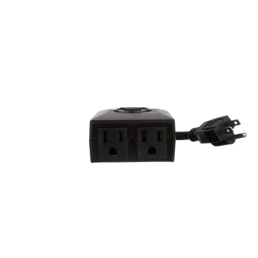 Woods Black Digital Outdoor Block Heater Timer with Programmable Settings