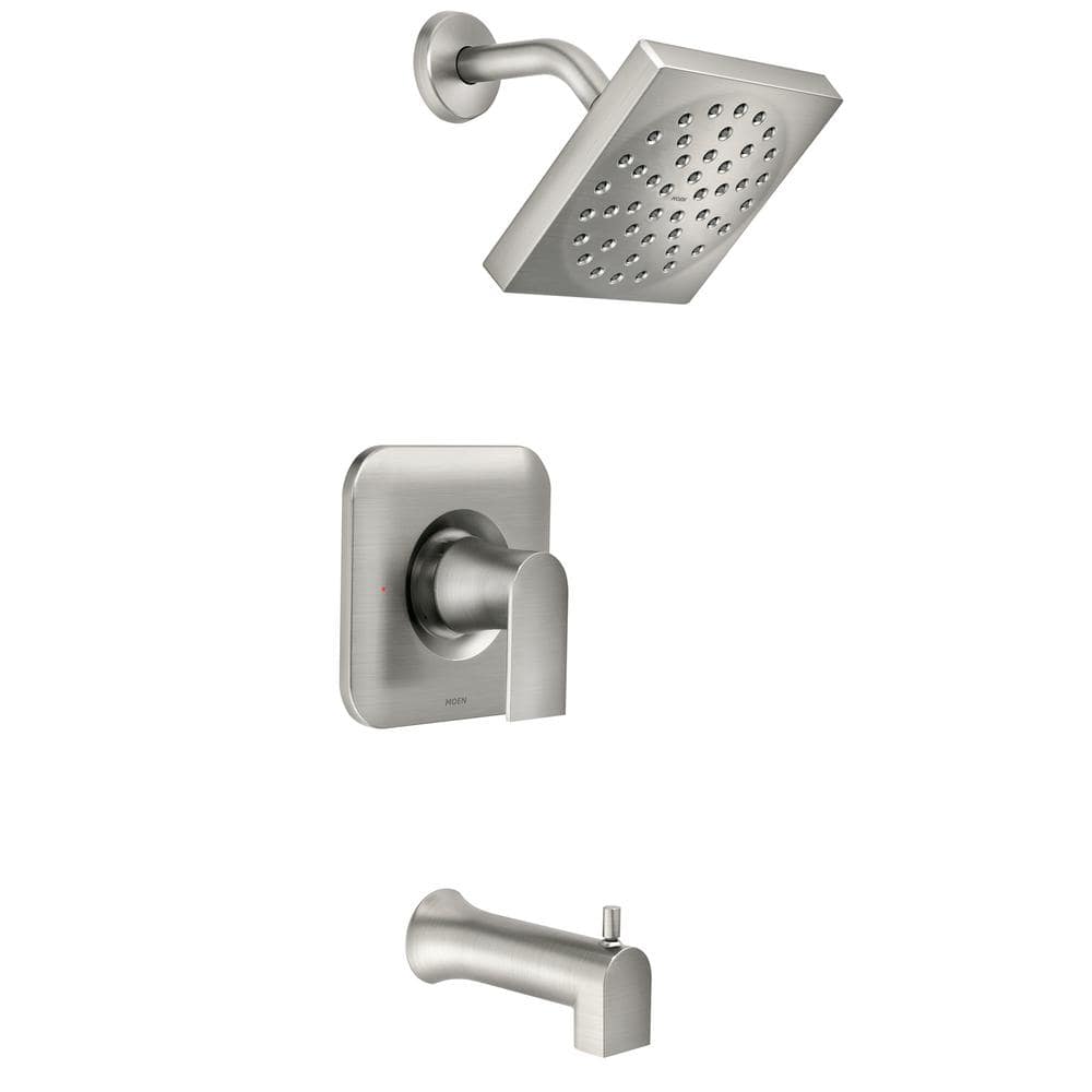 MOEN Genta Single-Handle 1-Spray Tub and Shower Faucet in