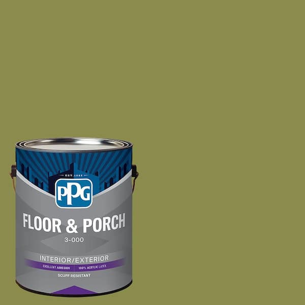 PPG 1 gal. PPG1117-7 Enough is Enough Satin Interior/Exterior Floor and Porch Paint