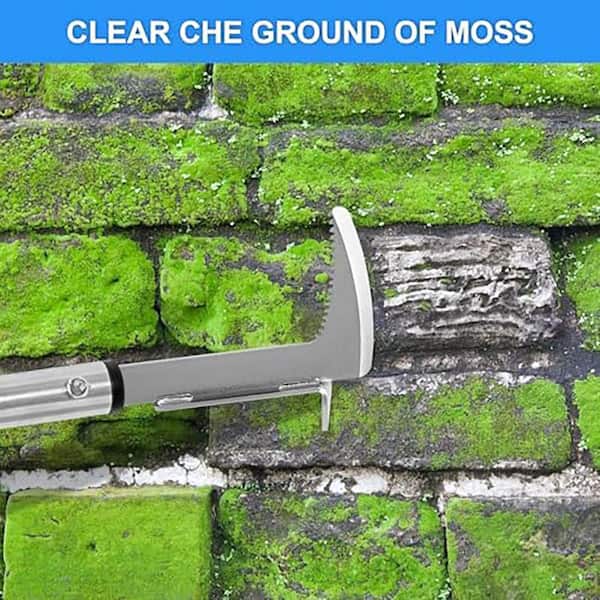 Misopily 55 in. Weeder Stainless Steel Manual Crevice Tool Long