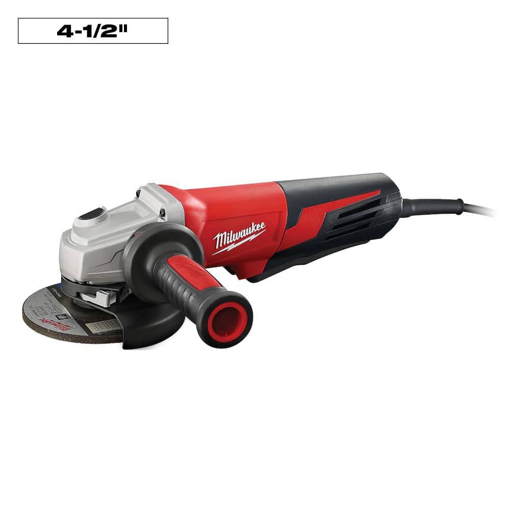 Milwaukee 13 Amp 5 in. Small Angle Grinder with Paddle Switch 6117