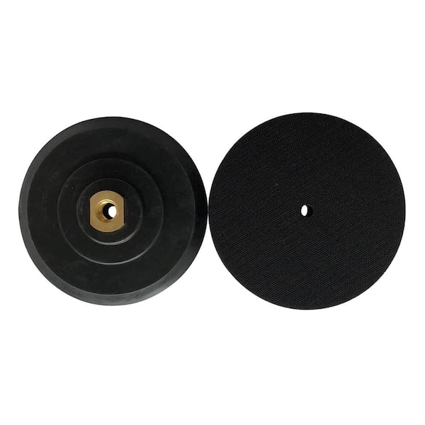 EDiamondTools 7 in. Velcro Rubber Backing Pad for Polishing Pads
