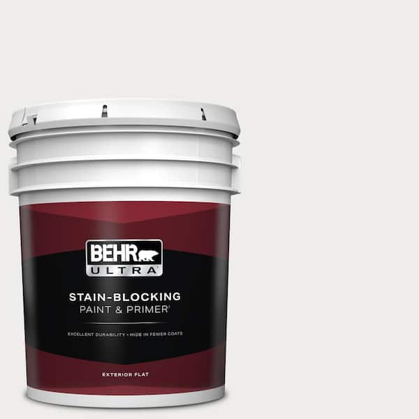 BEHR ULTRA 5 gal. #PPL-34 Floral Scent Flat Exterior Paint & Primer