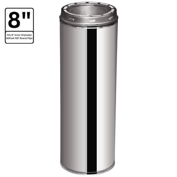 ALLFUEL HST 8 in. x 6 in. Double Wall Chimney Pipe