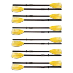 48 in. Paddles Inflatable Boat Ribbed French Oars Set (12-Pack)