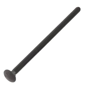 1/4 in. -20 x 5 in. Black Deck Exterior Carriage Bolt (15-Pack)