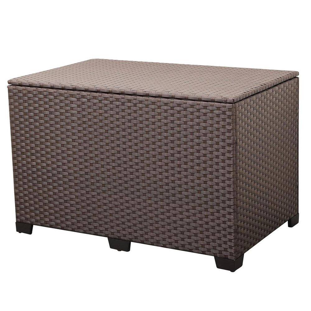 150 Gal. Brown Resin Deck Box with Lid