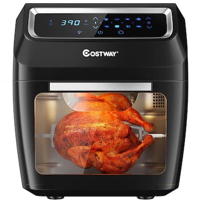 GoWISE USA 5 Qt. Black Air Fryer with Duo Touchscreen Display GW22821-S -  The Home Depot