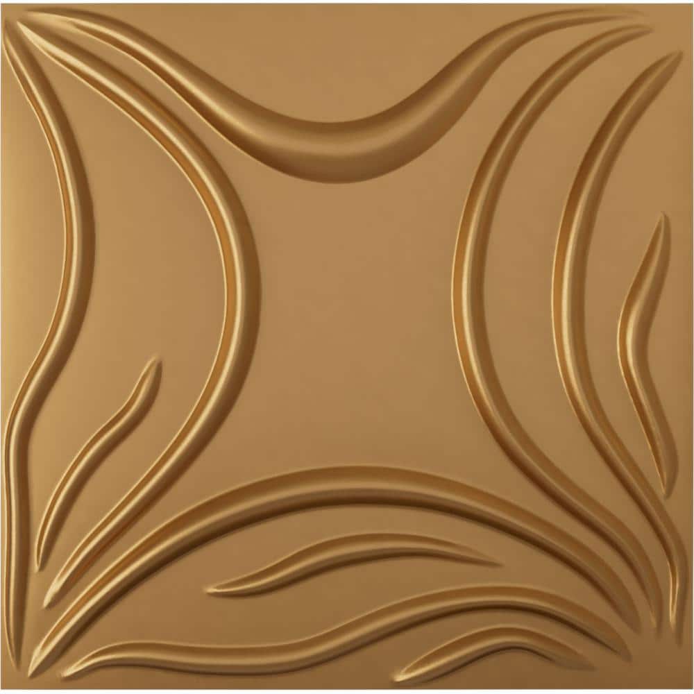 19 5/8 in. x 19 5/8 in. Savannah EnduraWall Decorative 3D Wall Panel, Gold (12-Pack for 32.04 Sq. Ft.) price history on PriceWatchPro