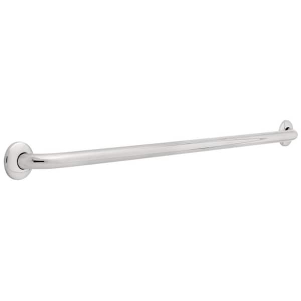 Franklin Brass 42 in. x 1-1/4 in. Concealed Screw ADA-Compliant Grab Bar in Bright Stainless
