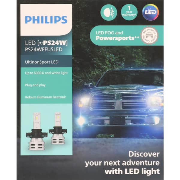 Philips Ultinon LED 1156 White Miniature Bulb (2-Pack) 1156WLED - The Home  Depot