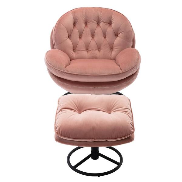 blush chair and a half