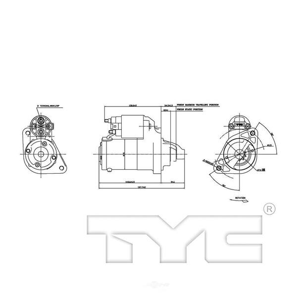 TYC Starter Motor