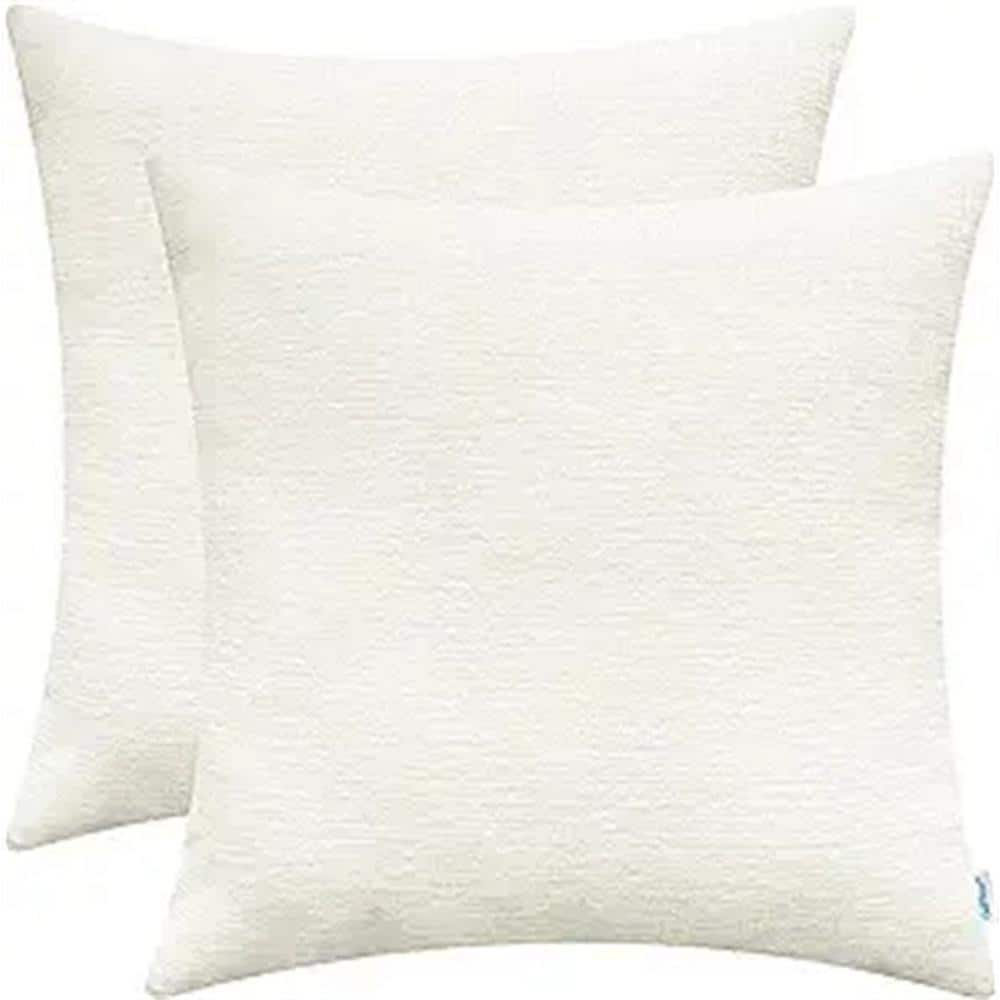 Outdoor Cozy Throw Pillow Covers Cases for Couch Sofa Home Decoration Solid