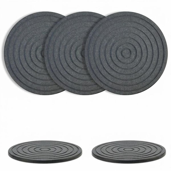 Quartz Finish 3 Pack Diatomite Round Trivet Set Pizza Accessory Type Heat Resistant Kitchen Bathroom Coaster