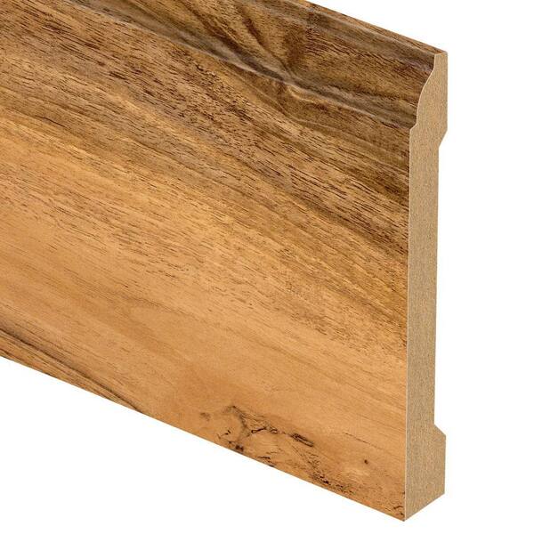 Zamma Natural Palm/Bramber 9/16 in. Thick x 5-1/4 in. Wide x 94 in. Length Laminate Base Molding