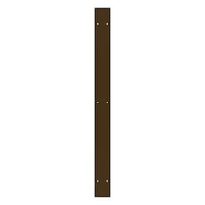 Oasis 6 in. x 72 in. Brown Composite Fence Pre-Drilled Board