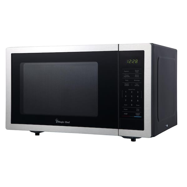 Magic Chef 1.1 cu. ft. Countertop Microwave in Stainless Steel