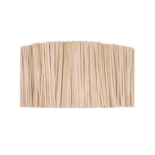 Natural Wood Brown Disposable Birch Wooden Coffee Stir Sticks Eco Friendly 5.5 in. 1000 Per Case