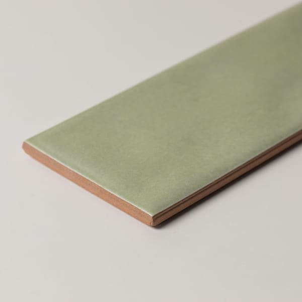 Countryside 3 in. x 10 in. Green Tint Gloss Ceramic Subway Wall Tile (5.6 sq. ft. / case)