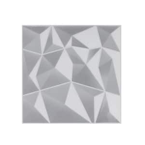 12 in. x12 in. White Vinyl Peel and Stick Wall Tile for Kitchen Backsplash, 10 Sheets Self Adhesive Tile Sticker