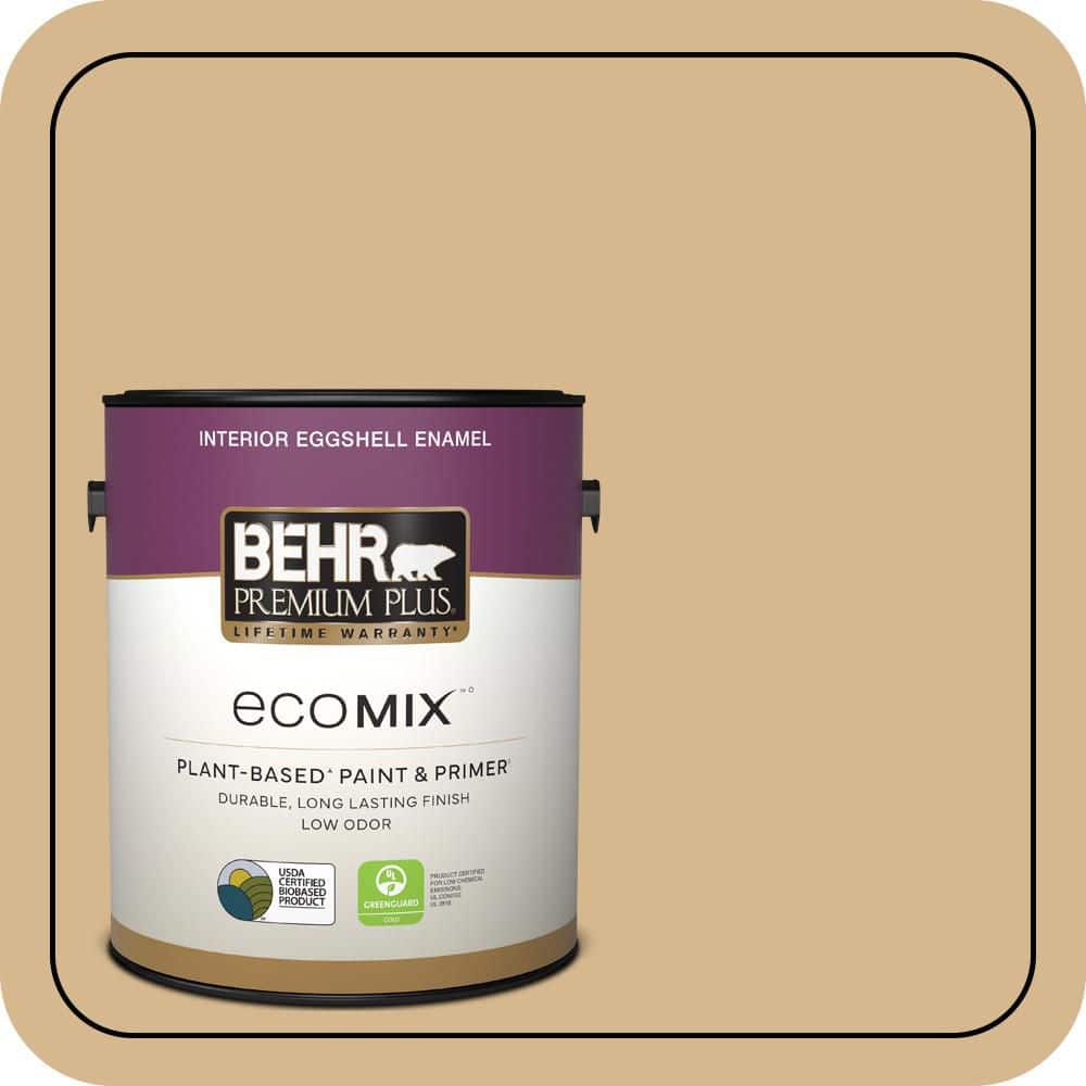 1 gal. #BXC-34 Mineral Yellow Eggshell Enamel EcoMix Plant-Based Interior Paint & Primer price history on PriceWatchPro