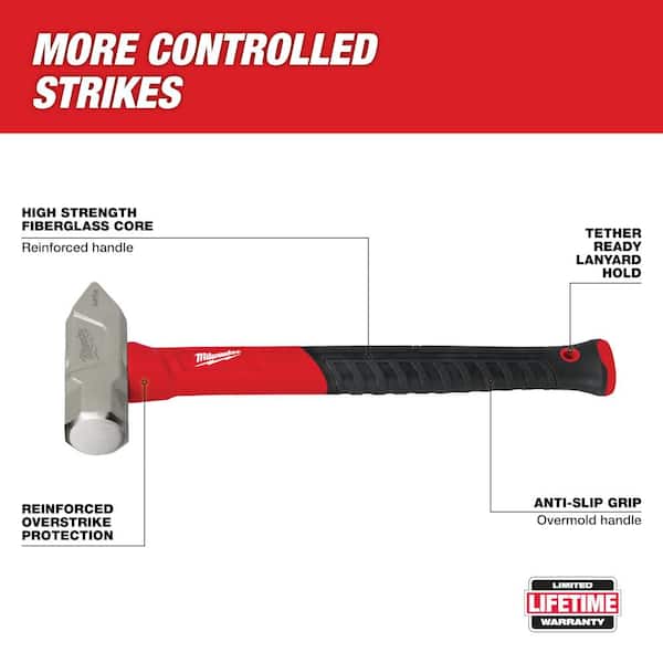 2.5 lbs. Fiberglass Cross Peen Hammer
