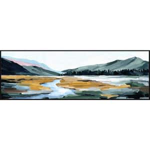 "Sky Above, Earth below" by Marmont Hill Floater Framed Canvas Nature Art Print 15 in. x 45 in.