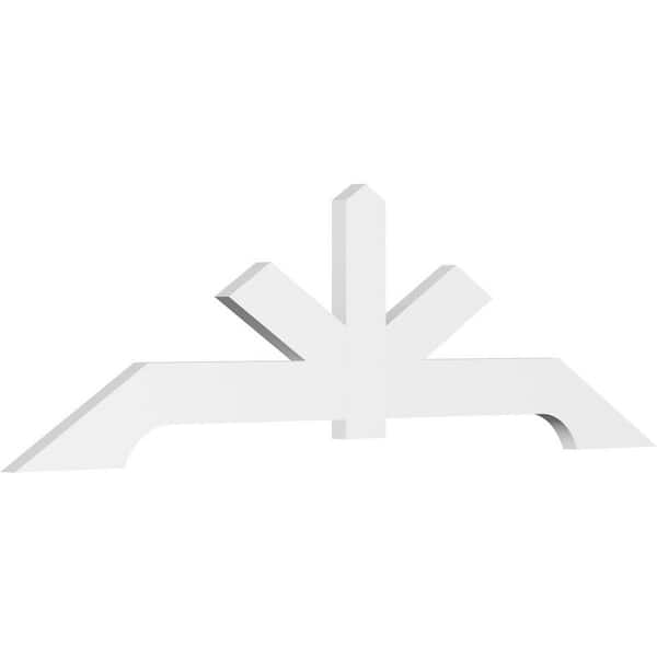 Ekena Millwork Vanguard 96 in. W x 28 in. H x 2 in. D Signature Polyurethane Bracket