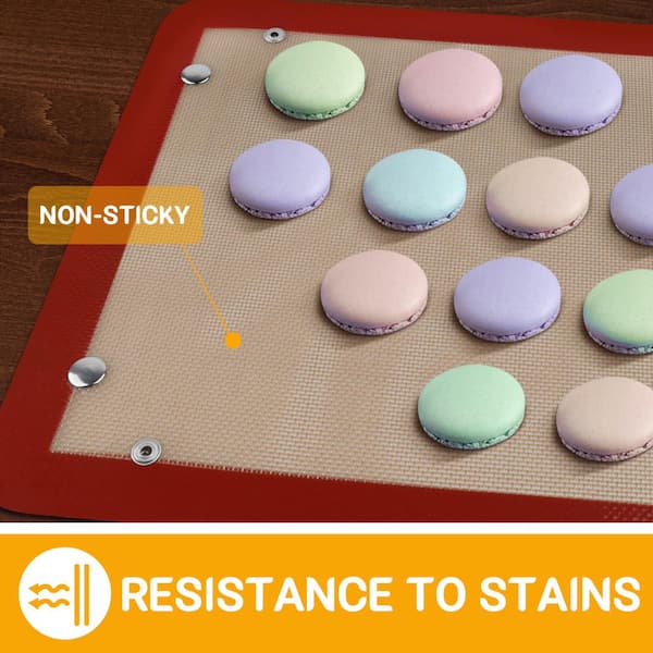 Silicone Baking Mat & Multi-purpose Microwave Mat, 4 in 1 KooMall Non Stick  Reusable Cookie