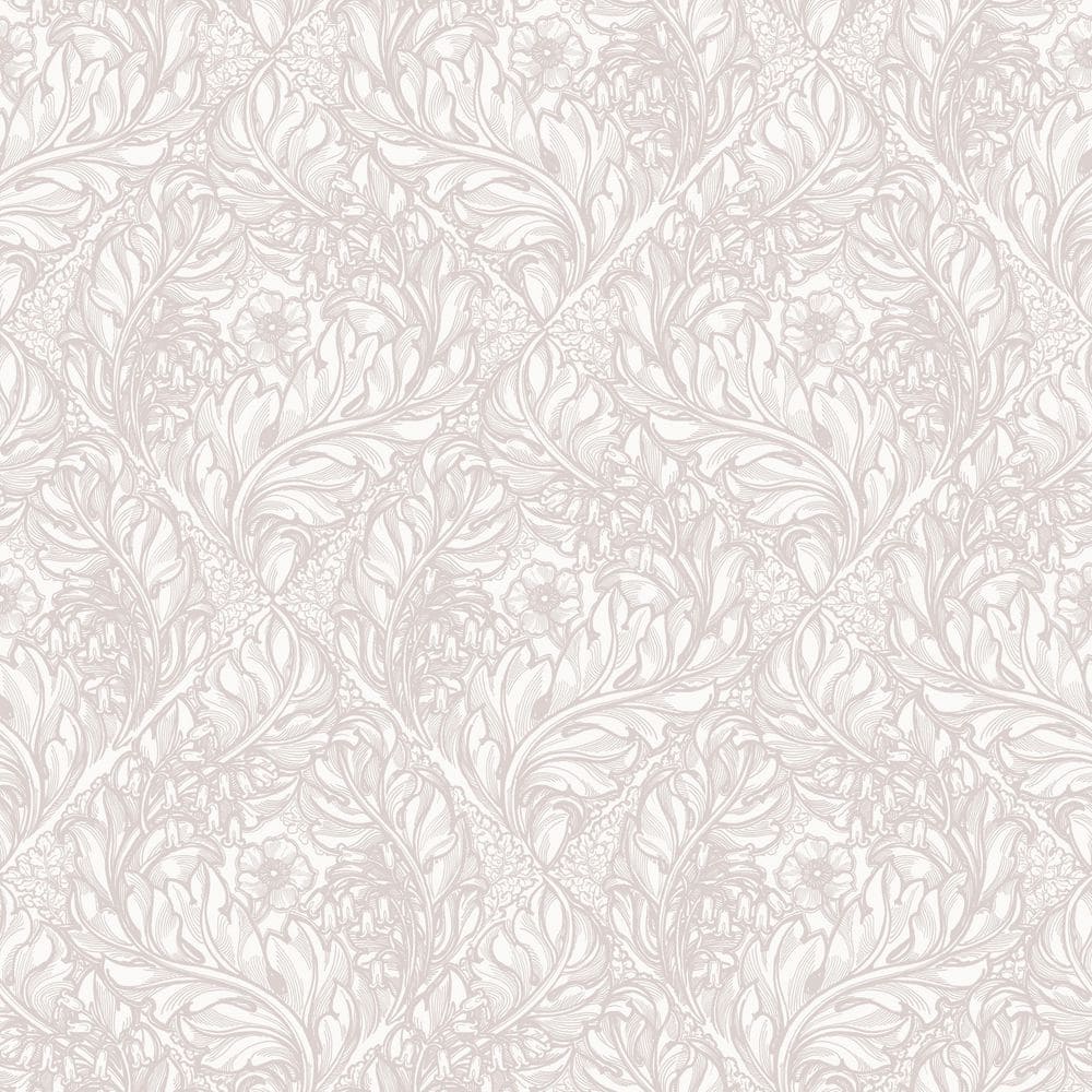 Llewelyn-Bowen Off The Wall Pink Floral Rambleicious Matte Finish Non-Paste