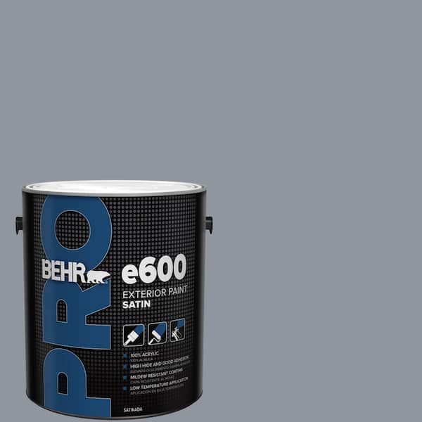 BEHR PRO 1 gal. #MQ5-21 Radiant Silver Satin Exterior Paint