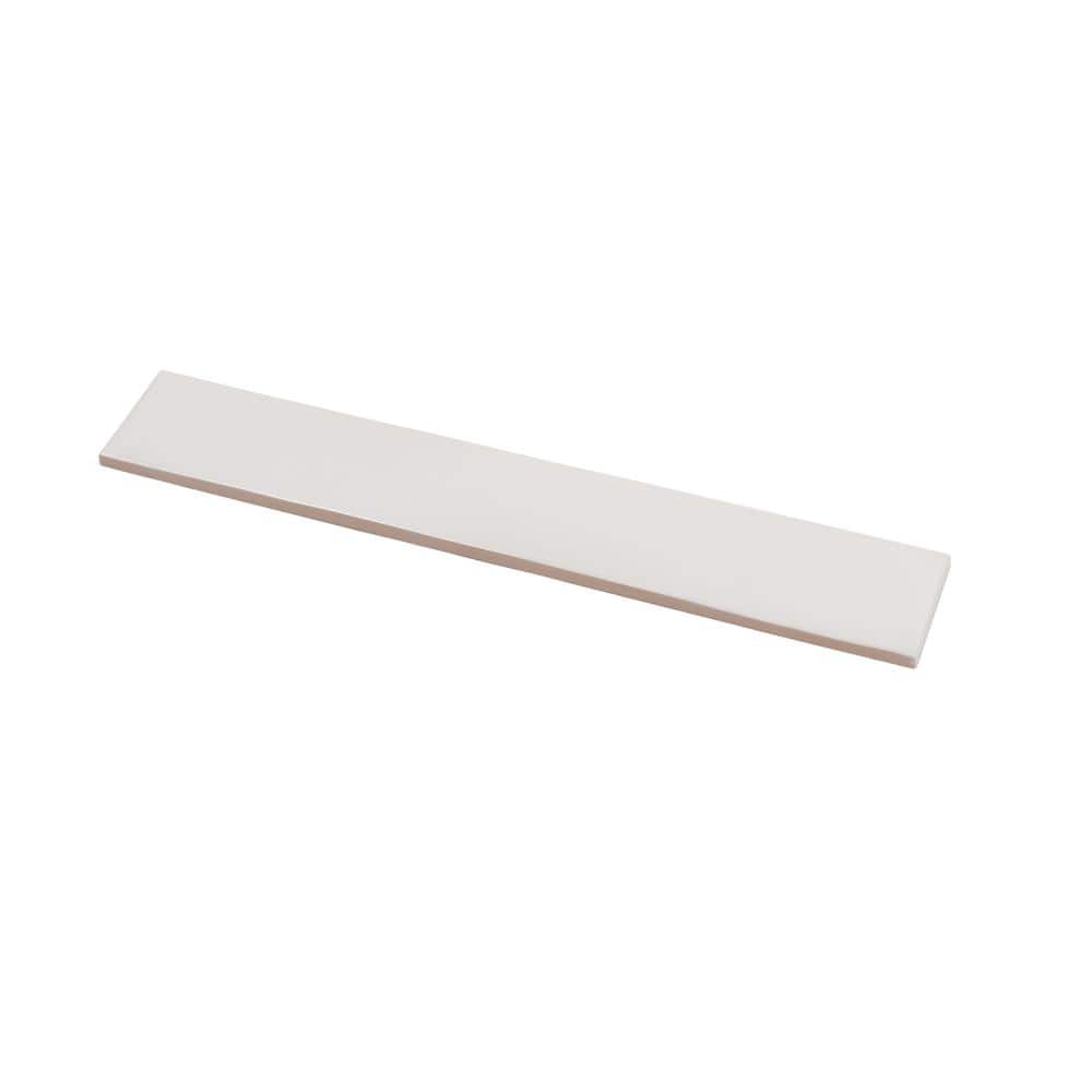 Ivory White Glossy Ceramic Subway Wall and Floor Tile