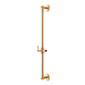 30 in. Wall Mount Slide Bar in Brushed Gold