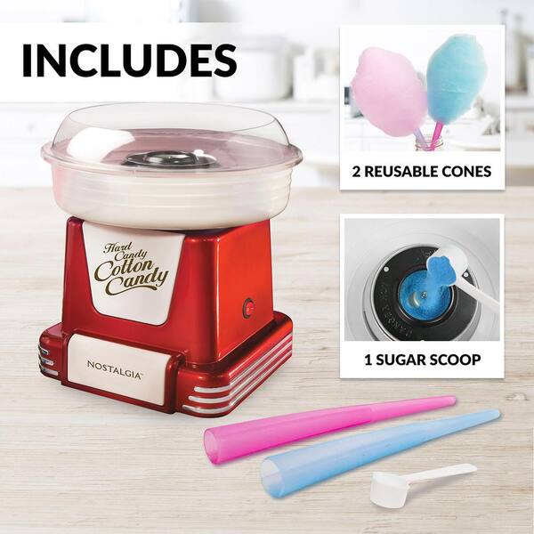 Nostalgia 40-Watt Red Gummy Candy Maker with 2-Melting Pots KAGCM200RD -  The Home Depot